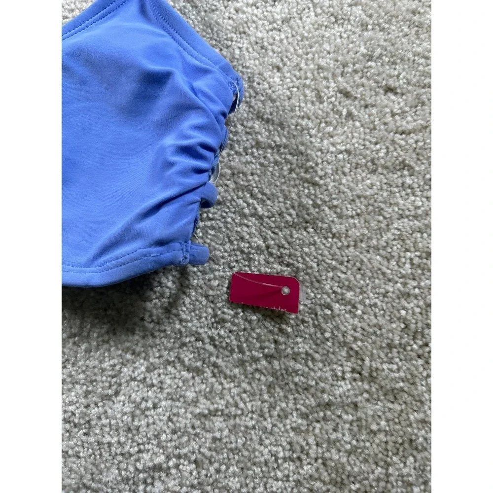 Xhilaration Swimwear Women's Blue Medium Nylon‎ Spandex Top